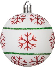 Gule MagicHome Vianoce, sada, 32 ks, červená-zelená-biela, mix, na vianočný stromček