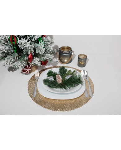 Podložka MagicHome pod tanier, 38 cm, hnedá