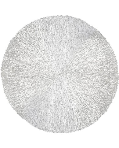 Podložka MagicHome pod tanier, 38 cm, strieborná