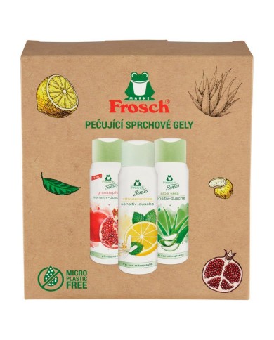 Súprava darčeková Frosch, 3x sprchové gély, 3x 300 ml