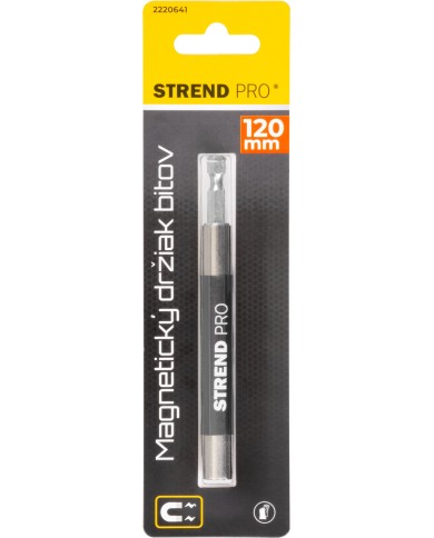 Držiak bitov Strend Pro, 120 mm, 1/4", magnetický, nádstavec