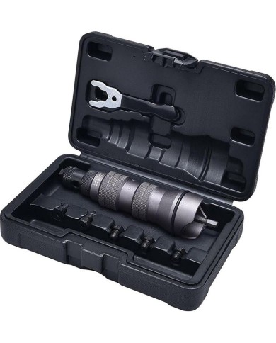 Nadstavec na vŕtačku Strend Pro Premium, 1/4", 2,4 - 6,4 mm nitovací, pre trhacie nity, v kufri