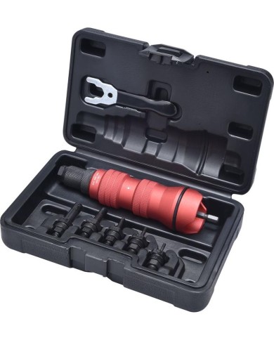 Nadstavec na vŕtačku Strend Pro Premium, 1/4", M3 - M10, nitovací, pre maticové nity, v kufri