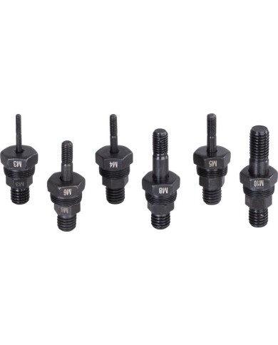 Nadstavec na vŕtačku Strend Pro Premium, 1/4", M3 - M10, nitovací, pre maticové nity, v kufri