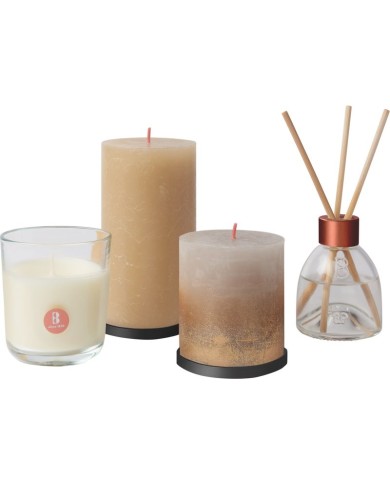 Set Bolsius, Home sweet home, Vianoce, darčekový, 3 sviečky + difúzer, vonný, vanilka