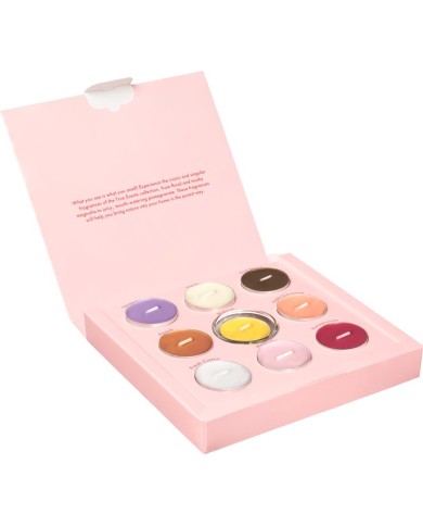 Set Bolsius, čajové sviečky v skle, Vianoce, mix vôni, 9 ks