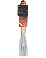 Sada náradia Strend Pro Grill, na grilovanie a opekanie, s drevenou rúčkou, 3-dielna