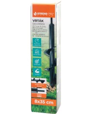 Vrták Strend Pro, do zeme, na skrutkovač, 8x35 cm