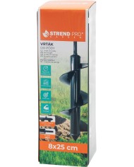 Vrták Strend Pro, do zeme, na skrutkovač, 8x25 cm