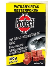 Návnada PROTECT, extrudovaná kocka, na myši a potkany, 12x25 g (300 g)