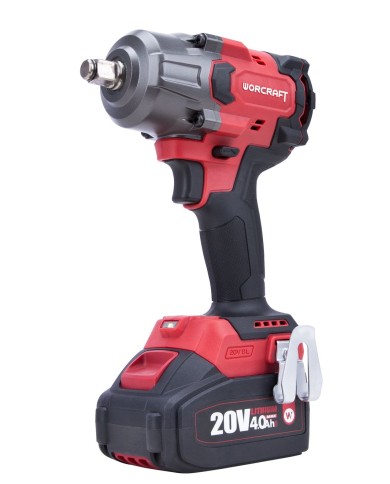 Set Worcraft XCUBE006 ShareSYS Toolbox, uťahovák 850 Nm, 2x 4.0 Ah akumulátor, 1x nabíjačka