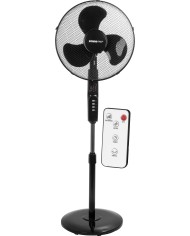 Ventilátor Strend Pro, stojanový, s diaľkovým ovládaním, 40 cm, 45 W