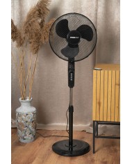 Ventilátor Strend Pro, stojanový, s diaľkovým ovládaním, 40 cm, 45 W
