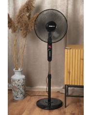 Ventilátor Strend Pro, stojanový, s diaľkovým ovládaním, 40 cm, 45 W