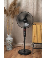 Ventilátor Strend Pro, stojanový, s diaľkovým ovládaním, 40 cm, 45 W