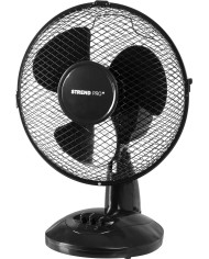 Ventilátor Strend Pro, stolový, čierny, 23 cm, 25 W