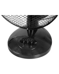 Ventilátor Strend Pro, stolový, čierny, 23 cm, 25 W
