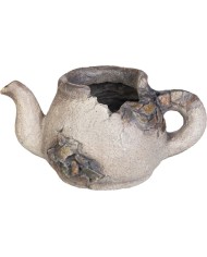 Dekorácia MagicHome, Črepník - kvetináč, mozaika, keramika, 23,5x40x20,5 cm