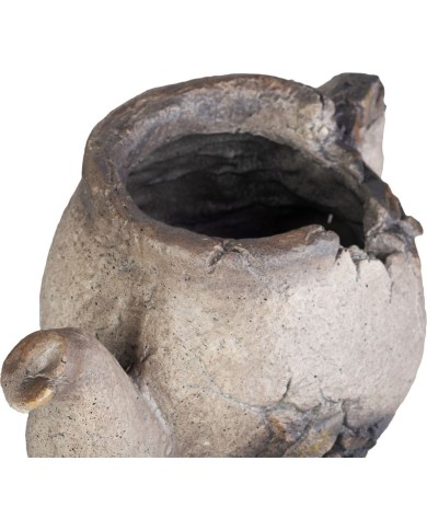 Dekorácia MagicHome, Črepník - kvetináč, mozaika, keramika, 23,5x40x20,5 cm