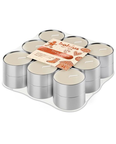 Sviečky Bolsius Tealight Cookie Fever, Vianoce, čajové, vonné, bal. 18 ks