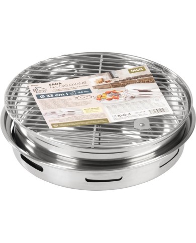 Set MagicHome, grilovanie na plyne, nerez 33x13,5 cm