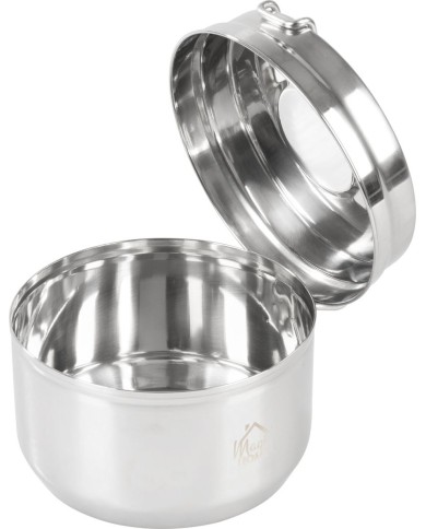 Set Strend Pro Grill, kempingová jedálenská súprava, nerez 13/15 cm