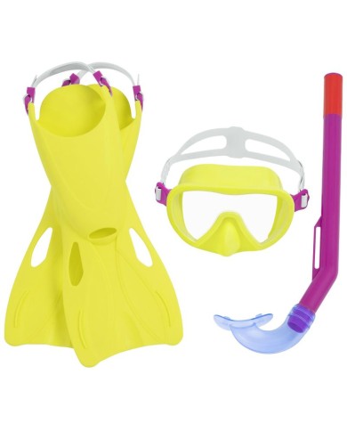 Okuliare Bestway® 25039 Crusader Essential, mix farieb, sada, šnorchlovacia, okuliare na potápanie s plutvami