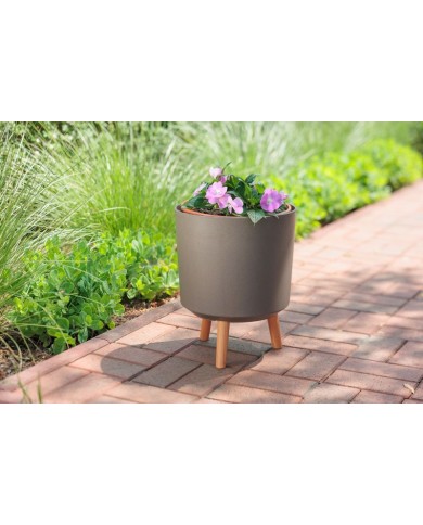 Kvetináč Strend Pro, farba Kávový prášok, 30x30x37 cm