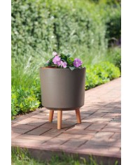 Kvetináč Strend Pro, farba Kávový prášok, 30x30x37 cm
