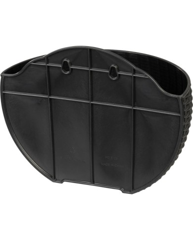 Kvetináč Strend Pro, s dvoma háčikmi, farba čierna, 26x14x20 cm