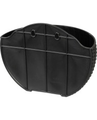 Kvetináč Strend Pro, s dvoma háčikmi, farba čierna, 26x14x20 cm