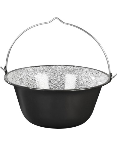 Kotlík MagicHome, na guľáš, 12 lit., 39,8x18 cm, smaltovaný, čierny, bez pokrievky
