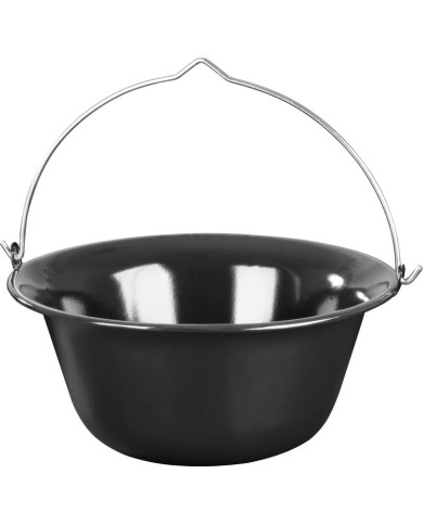 Kotlík MagicHome, na guľáš, 12 lit., 39,8x18 cm, smaltovaný, sivo-čierny, bez pokrievky