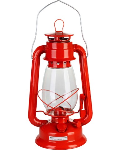 Lampáš, 300 mm, petrolej, červený