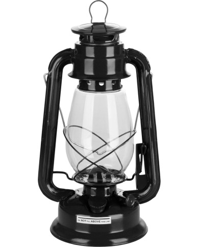 Lampáš, 300 mm, petrolej, čierny