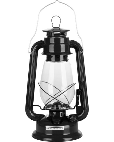 Lampáš, 300 mm, petrolej, čierny