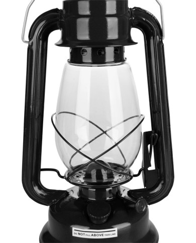 Lampáš, 300 mm, petrolej, čierny