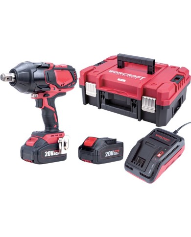 Set Worcraft XCUBE007 ShareSYS Toolbox, uťahovák CIW-S20LiB-1800, 2x 4.0 Ah akumulátor, 1x nabíjačka