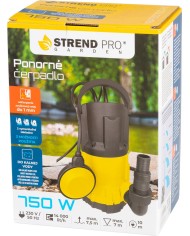 Čerpadlo Strend Pro Garden NSP3D750-K, kalové, ponorné, 750W, 2 v 1, 14000 l/h, 10 m kábel, do 1 mm