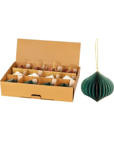 Dekorácia na stromček, guľa, 8 cm, mix farieb