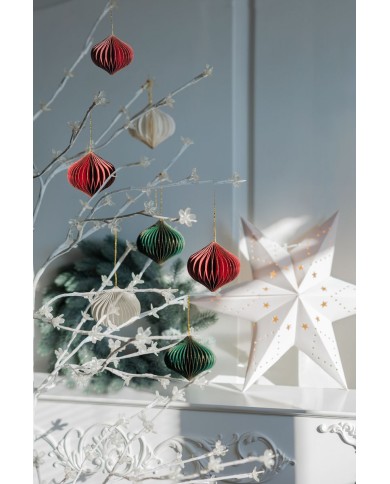 Dekorácia na stromček, guľa, 8 cm, mix farieb