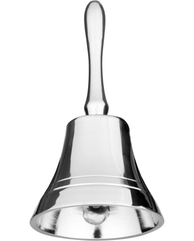 Dekorácia zvonček 5,5x11 cm kov strieborný mix