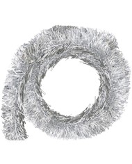 Girlanda, 9cm x 10m, strieborná