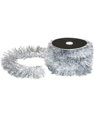 Girlanda, 9cm x 10m, strieborná