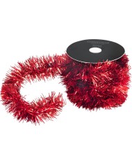 Girlanda, 9cm x 10m, červená