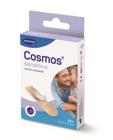 Náplasť Cosmos sensitive 19x72 mm, 20 ks