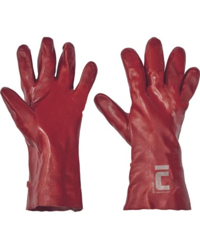 Rukavice REDSTART 10/XL, 35 cm, povlak PVC