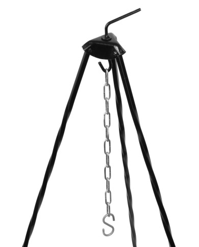 Stojan Piknik-Castler 1200 mm, hák s retiazkou, na kotlík, 10 mm