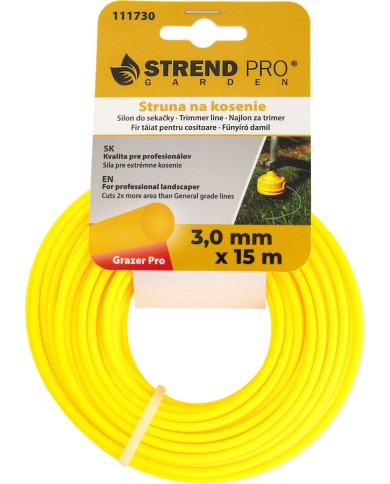 Silon na kosenie Grazer Pro 3,0 mm, L-15 m, okrúhly