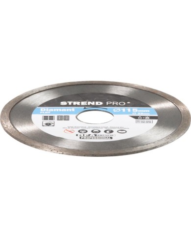 Kotúč Strend Pro 521B, 115 mm, diamantový, plný